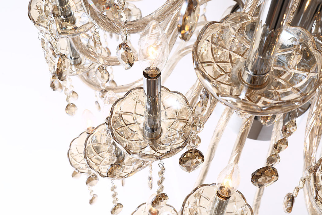 12 Light Chandelier from the Ferrero collection in Chrome finish