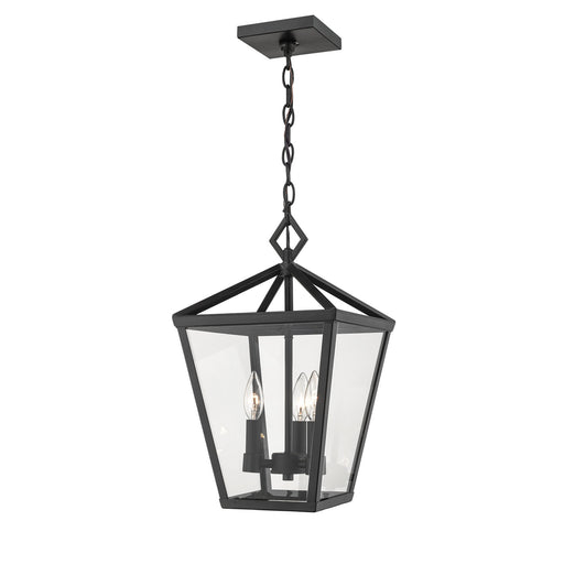 Millennium - 2534-PBK - Four Light Outdoor Hanging Lantern - Arnold - Powder Coat Black