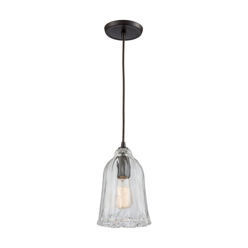 ELK Home - 10671/1 - One Light Mini Pendant - Hand Formed Glass - Oil Rubbed Bronze