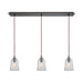 ELK Home - 10671/3LP - Three Light Pendant - Hand Formed Glass - Oil Rubbed Bronze