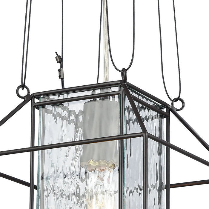 One Light Mini Pendant from the Waterbury collection in Oil Rubbed Bronze finish