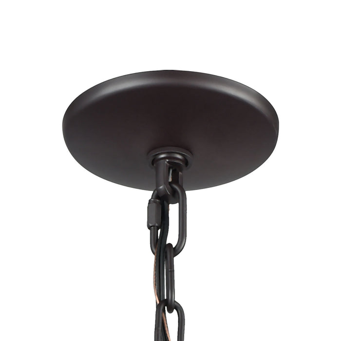 One Light Mini Pendant from the Filmore collection in Oil Rubbed Bronze finish