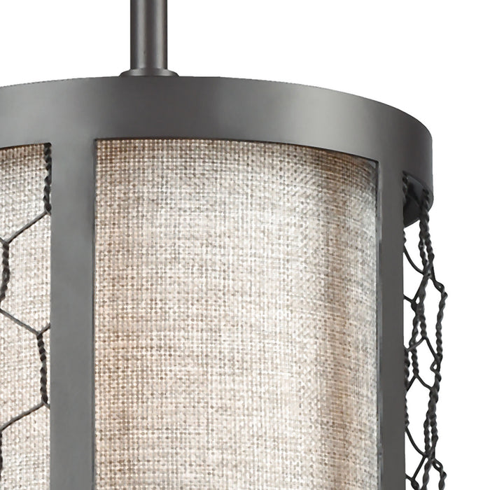 One Light Mini Pendant from the Filmore collection in Oil Rubbed Bronze finish