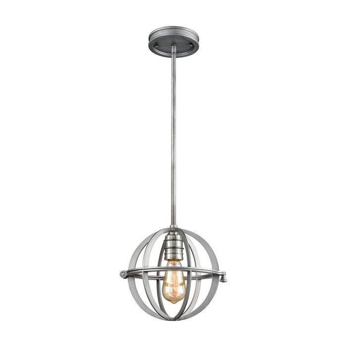 ELK Home - 16171/1 - One Light Mini Pendant - Aubridge - Polished Nickel