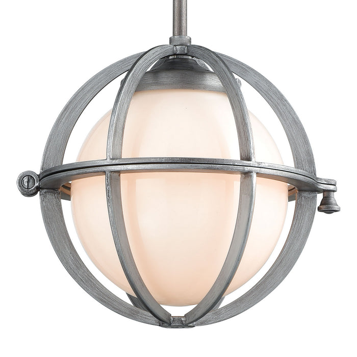 One Light Mini Pendant from the Aubridge collection in Weathered Zinc finish