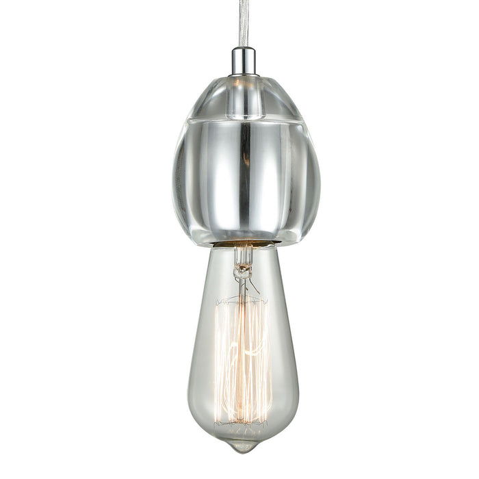 One Light Mini Pendant from the Socketholder collection in Polished Chrome finish