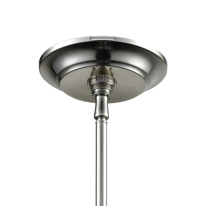 One Light Mini Pendant from the Sturgis collection in Satin Nickel finish