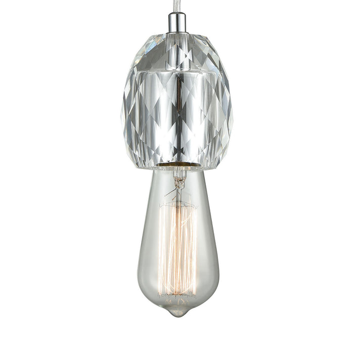 One Light Mini Pendant from the Socketholder collection in Polished Chrome finish