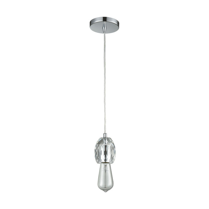 One Light Mini Pendant from the Socketholder collection in Polished Chrome finish