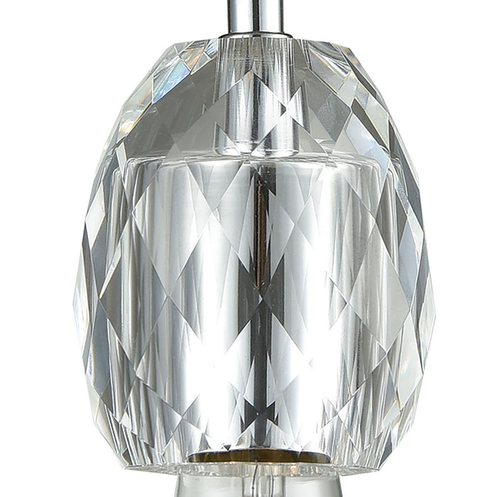Three Light Pendant from the Socketholder collection in Polished Chrome finish