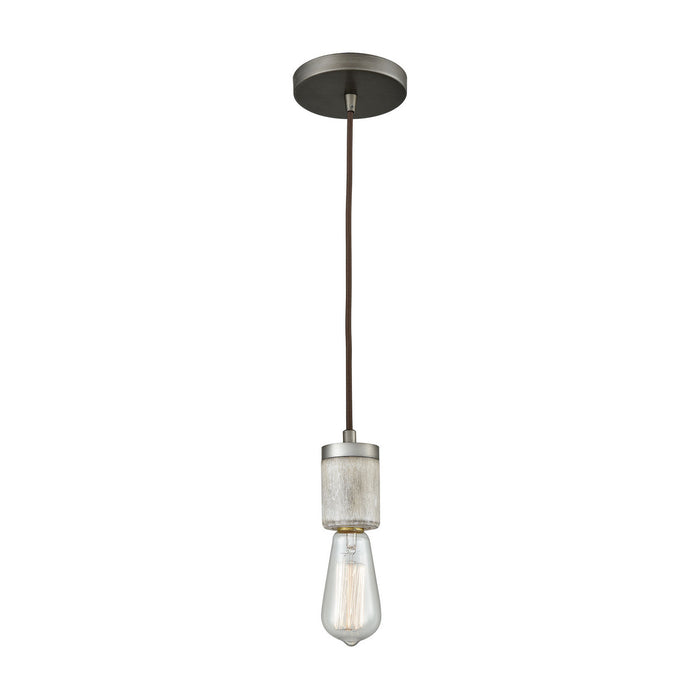 ELK Home - 33235/1 - One Light Mini Pendant - Socketholder - Weathered Zinc