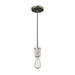 ELK Home - 33235/1 - One Light Mini Pendant - Socketholder - Weathered Zinc