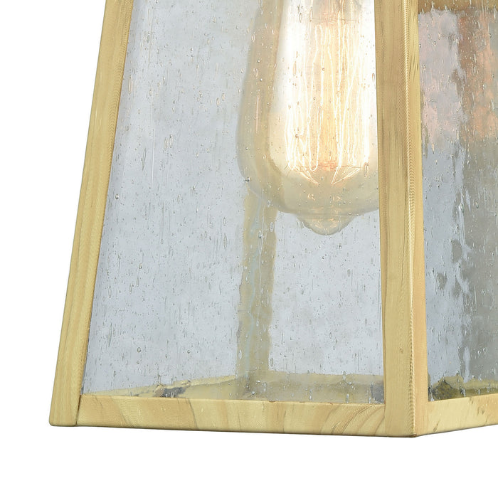 One Light Wall Sconce from the Meditterano collection in Birtchwood finish