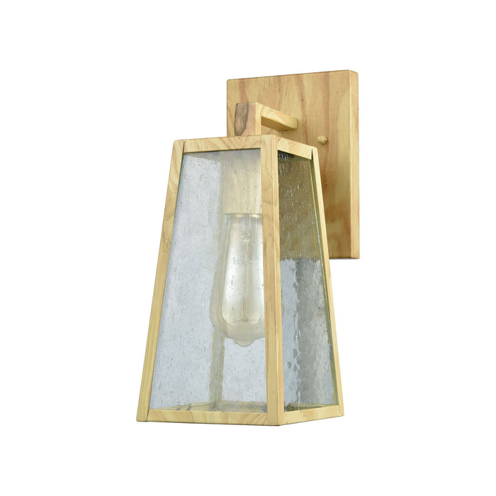 One Light Wall Sconce from the Meditterano collection in Birtchwood finish