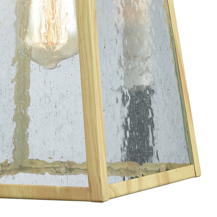 One Light Wall Sconce from the Meditterano collection in Birtchwood finish