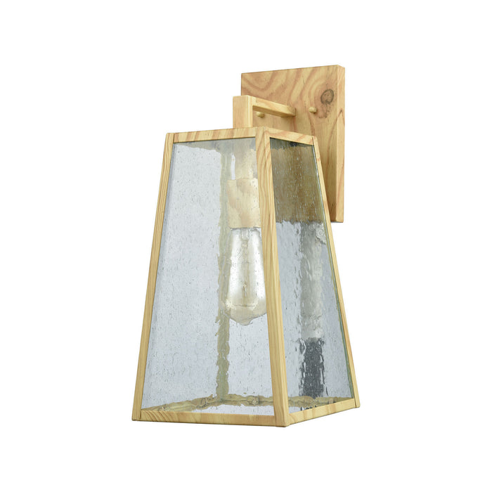 One Light Wall Sconce from the Meditterano collection in Birtchwood finish