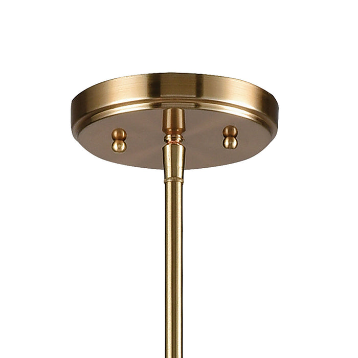 Ten Light Chandelier from the Delphine collection in Satin Brass finish