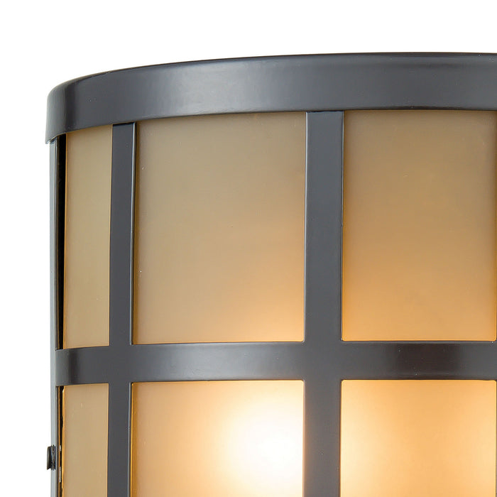Two Light Wall Sconce from the Hooper collection in Oil Rubbed Bronze finish