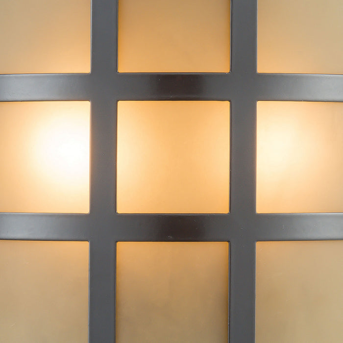 Two Light Wall Sconce from the Hooper collection in Oil Rubbed Bronze finish