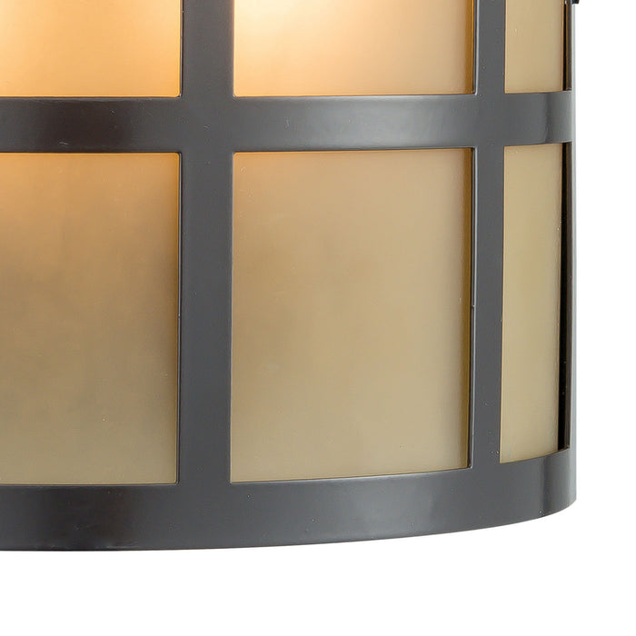 Two Light Wall Sconce from the Hooper collection in Oil Rubbed Bronze finish