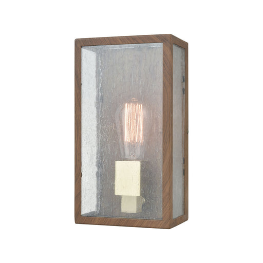 ELK Home - 47130/1 - One Light Wall Sconce - McKenzie - Dark Wood Print, Brushed Brass, Brushed Brass