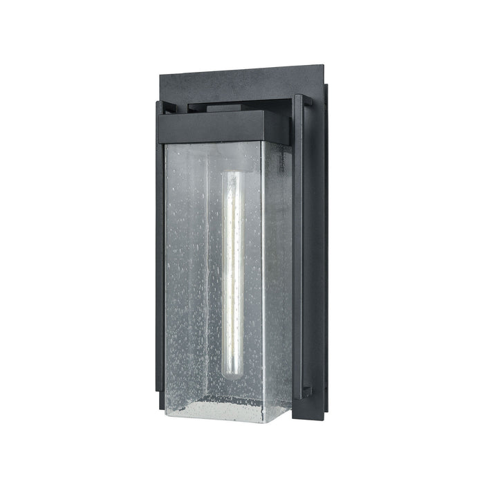 One Light Wall Sconce from the Overton collection in Matte Black finish