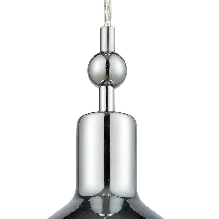 Six Light Pendant from the Ravette collection in Polished Chrome finish