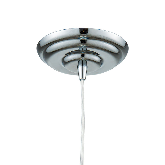 One Light Mini Pendant from the Capsula collection in Polished Chrome finish