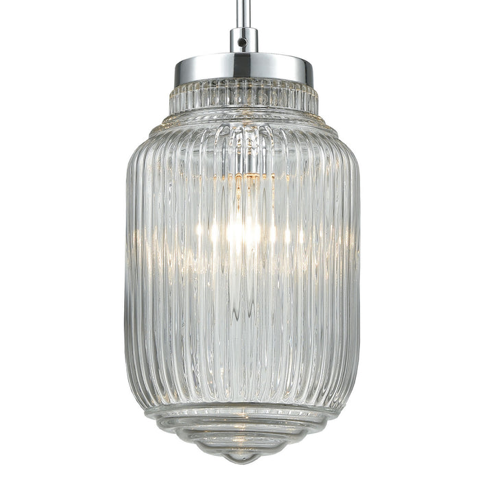 Three Light Pendant from the Dubois collection in Polished Chrome finish