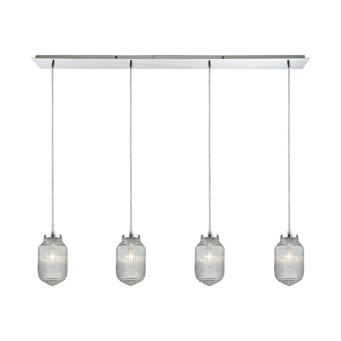 ELK Home - 56662/4LP - Four Light Pendant - Dubois - Polished Chrome