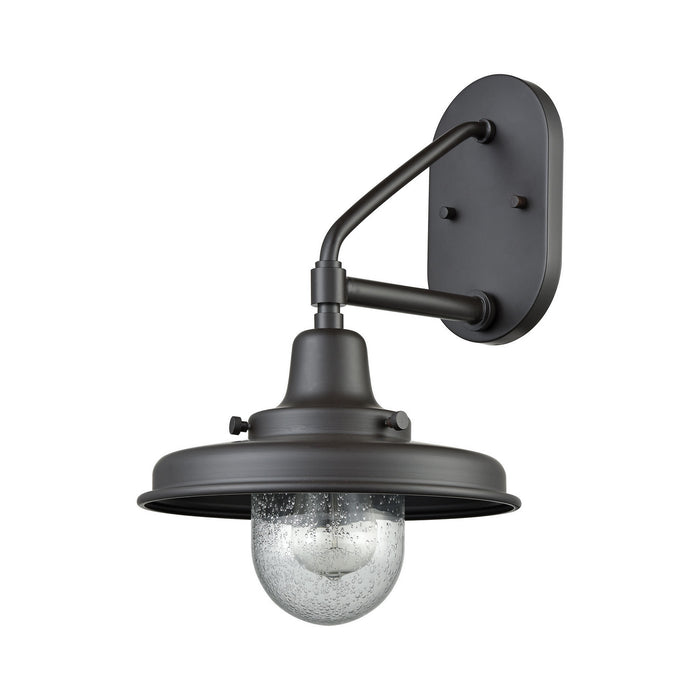 One Light Wall Sconce from the Vinton Station collection in Oil Rubbed Bronze finish