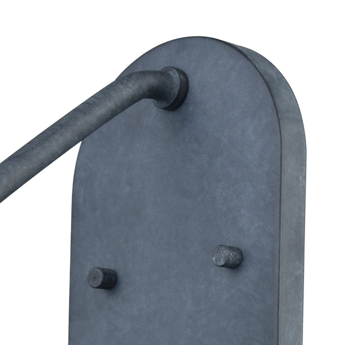 One Light Wall Sconce from the Vinton Station collection in Aged Zinc finish