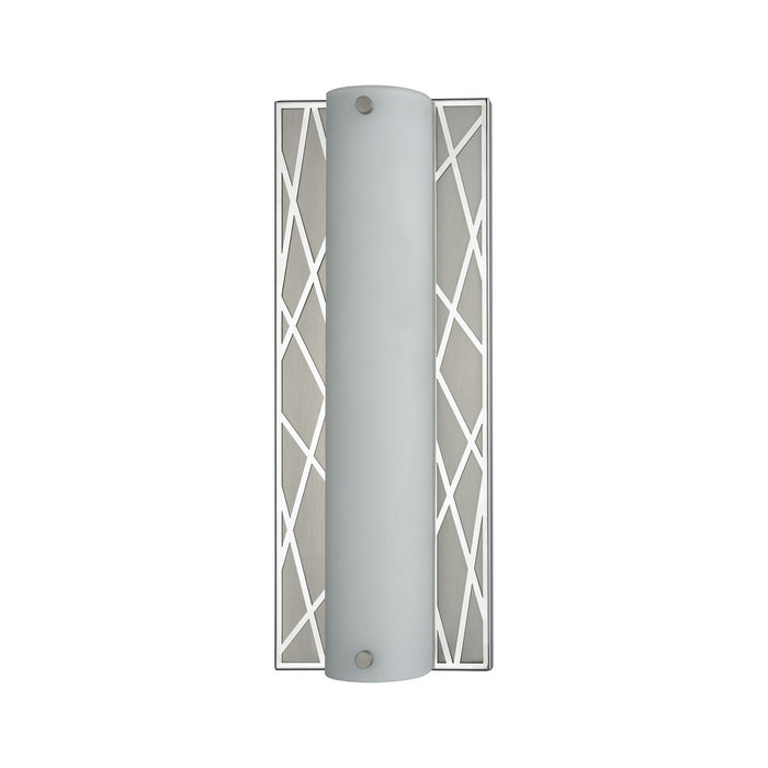 LED Vanity Lamp from the Captiva collection in Polished Stainless, Matte Nickel, Matte Nickel finish