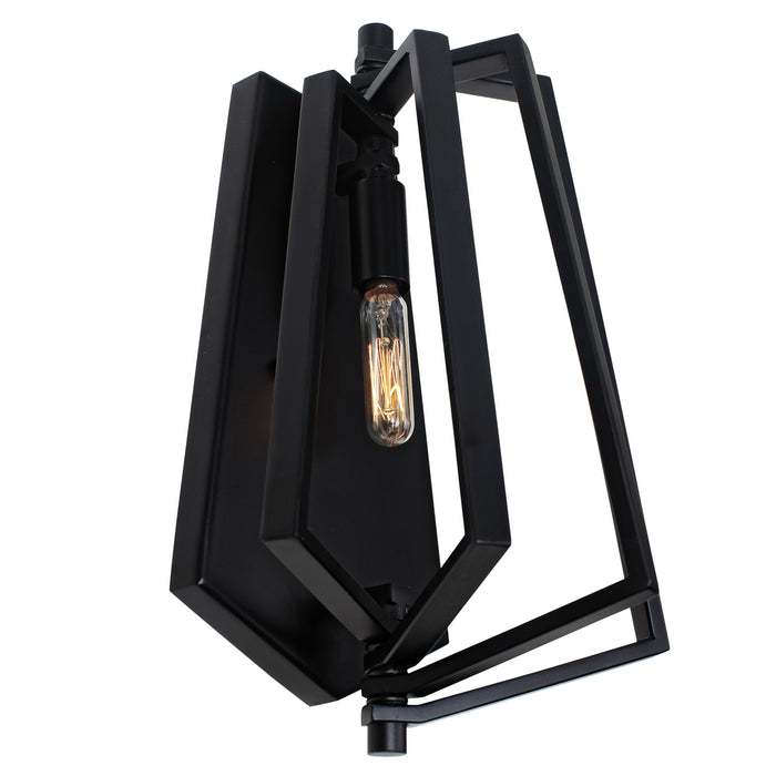 Varaluz - 262W01BL - One Light Wall Sconce - Gymnast - Black