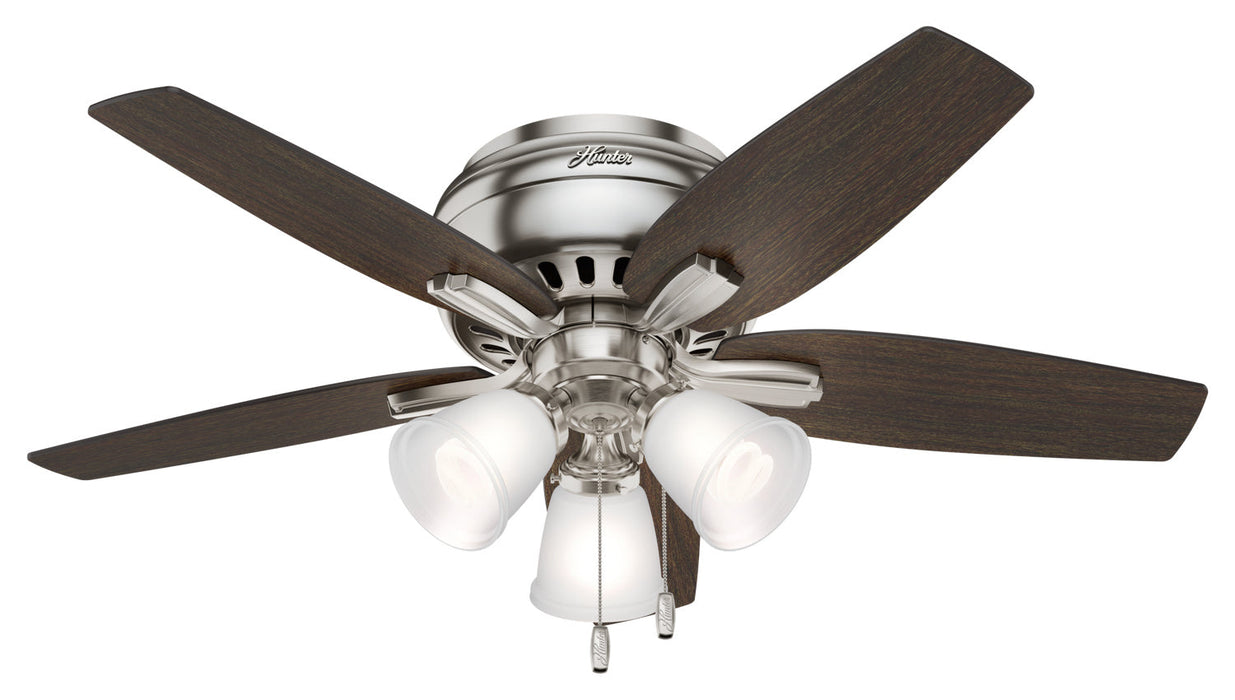 Hunter 42" Newsome Ceiling Fan with 3-Light LED Light Kit and Pull Chains