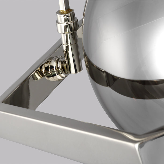 One Light Pendant from the Feiss - Harper collection in Polished Nickel finish