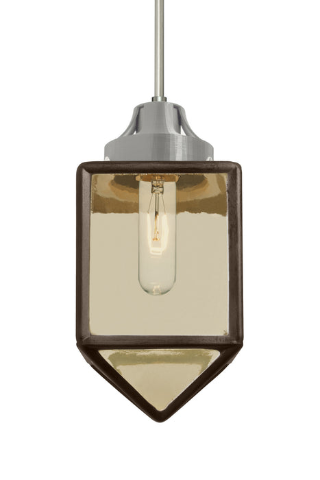 Besa - 1JC-BRAVOBR-SN - One Light Pendant - Bravo - Satin Nickel