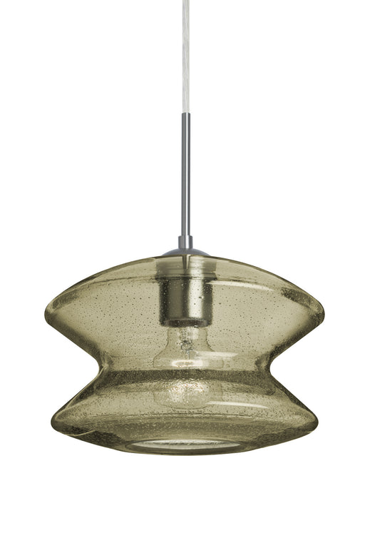 Besa - 1JT-ZENLT-SN - One Light Pendant - Zen - Satin Nickel