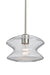 Besa - 1TT-ZENCL-SN - One Light Pendant - Zen - Satin Nickel