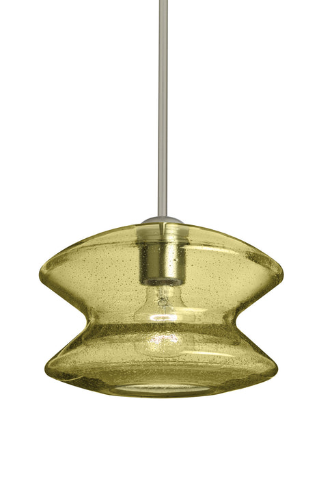 Besa - 1TT-ZENGD-SN - One Light Pendant - Zen - Satin Nickel