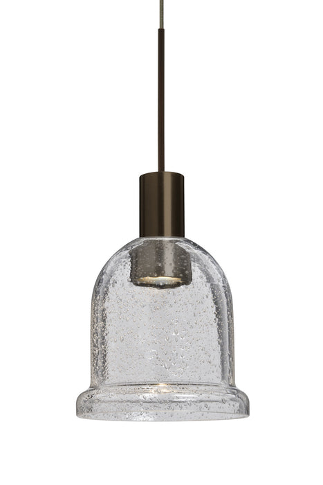 Besa - 1XC-KIBACL-LED-BR - LED Pendant - Kiba - Bronze