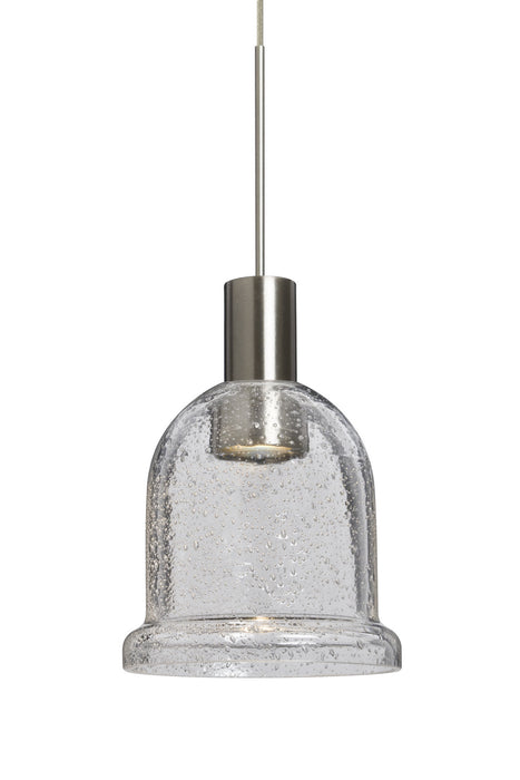 Besa - 1XT-KIBACL-LED-SN - LED Pendant - Kiba - Satin Nickel