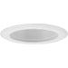 Progress Lighting - P868-28 - One Light Step Baffle Trim - Recessed - White