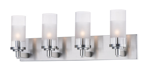 Maxim - 26324CLFTSN - Four Light Wall Sconce - Crescendo - Satin Nickel