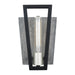 Varaluz - 260W01BLG - One Light Wall Sconce - Zag - Black