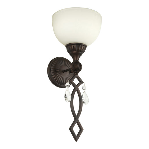 Forte - 2497-01-32 - One Light Wall Sconce - Antique Bronze
