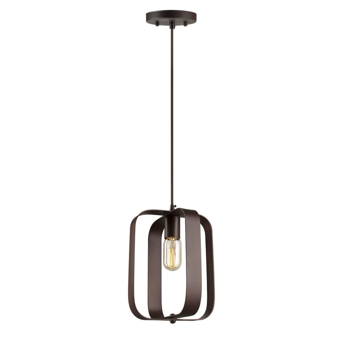 Forte - 2640-01-32 - One Light Mini Pendant - Antique Bronze