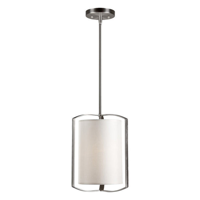 Forte - 2659-01-55 - One Light Mini Pendant - Brushed Nickel