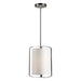 Forte - 2659-01-55 - One Light Mini Pendant - Brushed Nickel