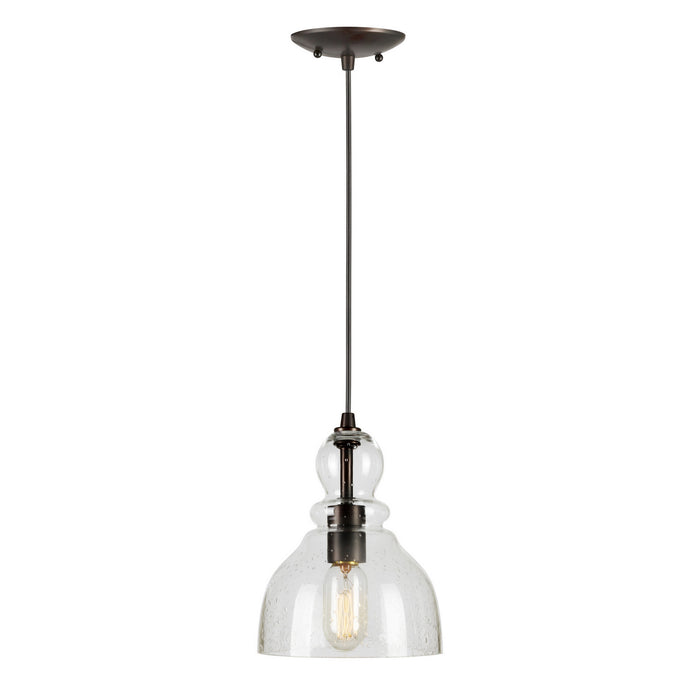 Forte - 2678-01-32 - One Light Mini Pendant - Antique Bronze